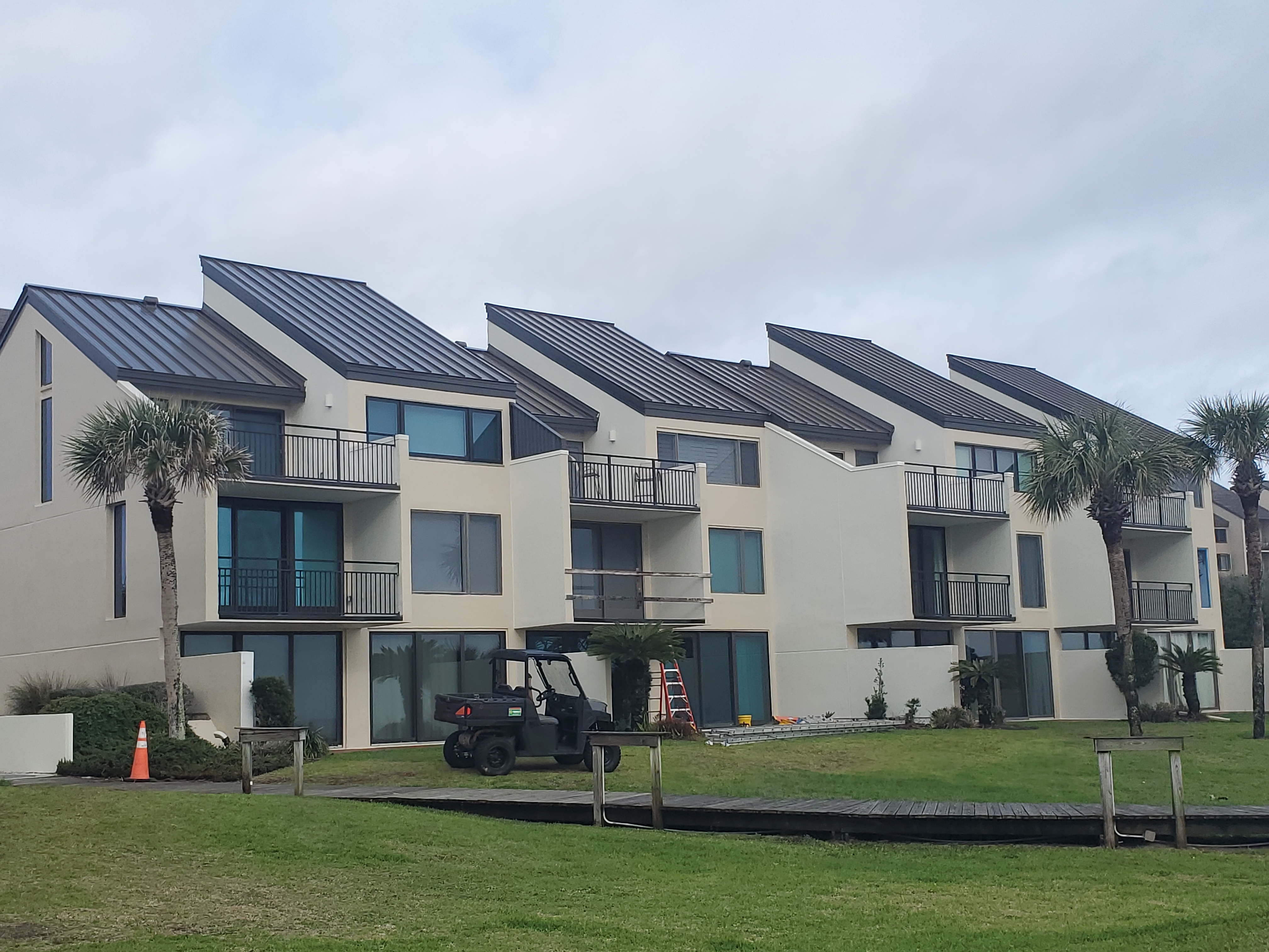 Beach Walker Condominiums exterior restoration project by CSI in Fernandina Beach Florida