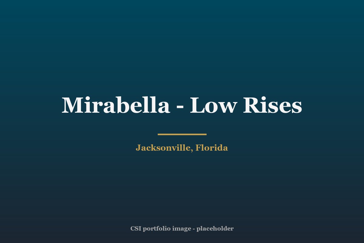 Mirabella - Low Rises